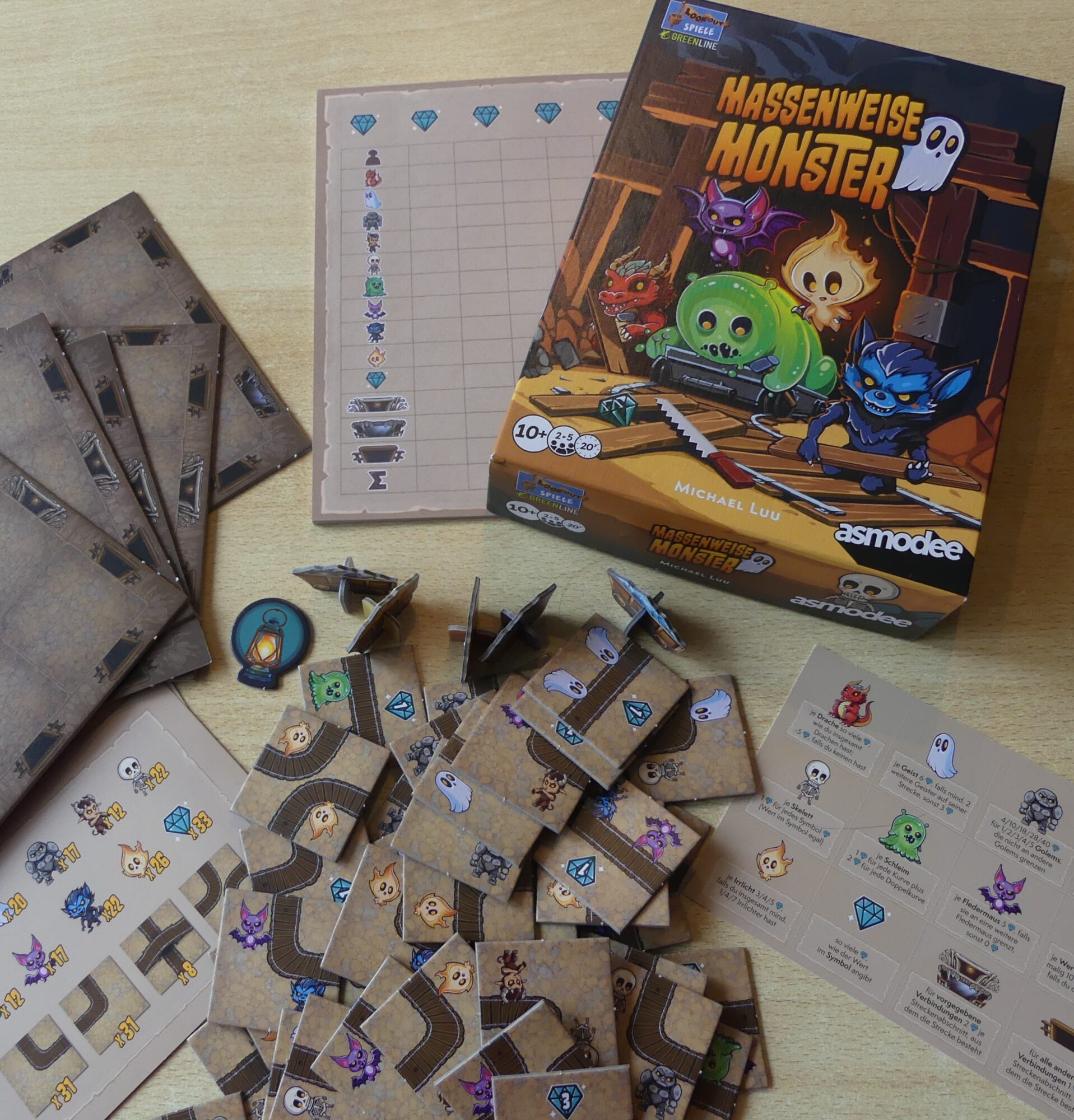 Massenweise Monster: Materialübersicht