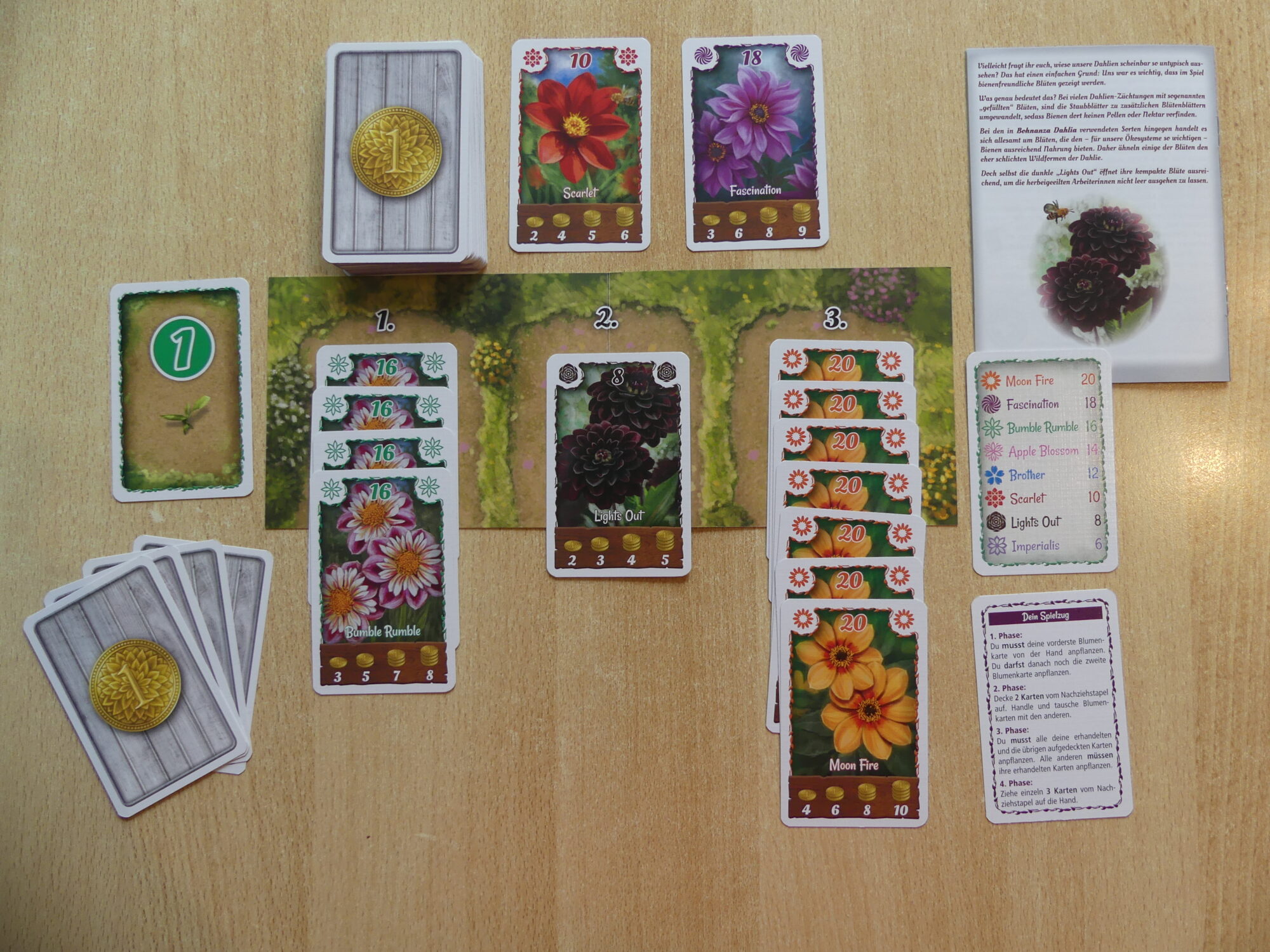 BONANZA Dahlia: Spielsituation