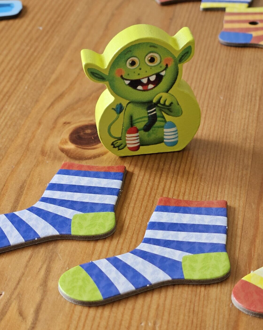 Socken zocken: Spielmaterial